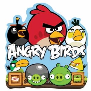 Wall sticker - Angry Birds - 25x24 cm - 3D effekt