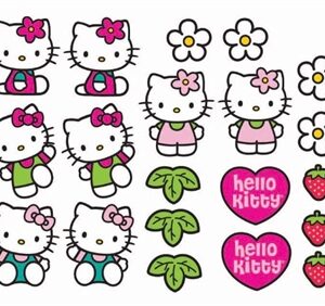 Wallstickers - Hello Kitty - 20 forskellige motiver