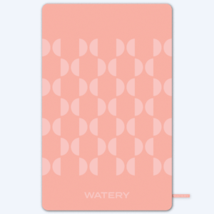 Watery microfiber håndklæde (160 x 80 cm) - Rafferty - Blurish Pink - Microfiber håndklæder