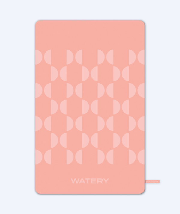 Watery microfiber håndklæde (160 x 80 cm) - Rafferty - Blurish Pink - Microfiber håndklæder