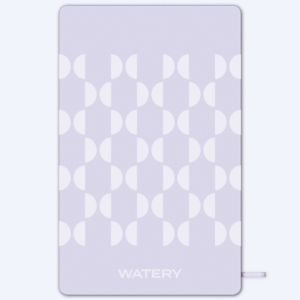 Watery microfiber håndklæde - Rafferty - Dust Purple - Microfiber håndklæder