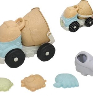 Woopie Green Set Sand Truck Bucket 7 Pcs Biologiske Materialer