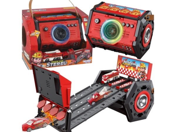 Woopie Surfurious Downhill Track 2In1 Boombox + 2 Biler