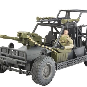 World Peacekeepers 1:18 Militær Buggy m/1 actionfigur