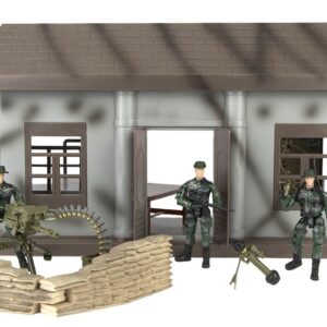 World Peacekeepers 1:18 Militær Kommandopost m/3 actionfigurer