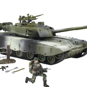 World Peacekeepers 1:18 Militær Main Battle Tank inkl. 2 actionfigurer