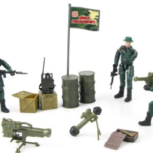 World Peacekeepers 1:18 Militær Ranger pakke m/3 actionfigurer