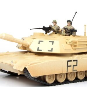 World Peacekeepers 1:18 Militær Tank inkl. 2 actionfigurer