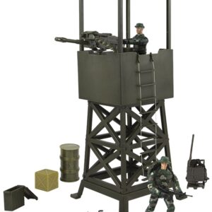 World Peacekeepers 1:18 Militær Udkigstårn m/2 actionfigurer