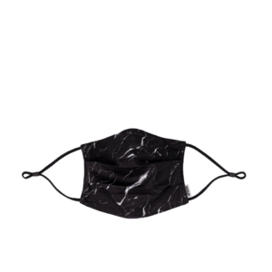 Wouf - Black Marble mundbind, 2 filters maske - sort