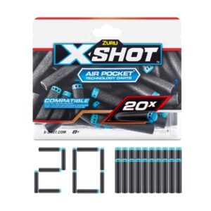 X-Shot Excel 20Pk Refill Darts Foilbag