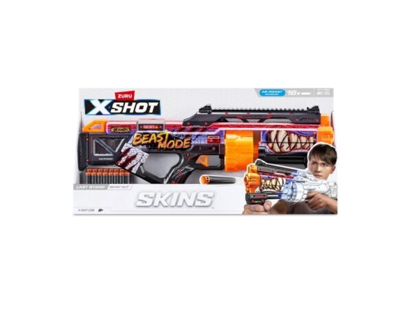 X-Shot-Skins-Last Stand Wyrzutnia 8 Strza?Ek Be