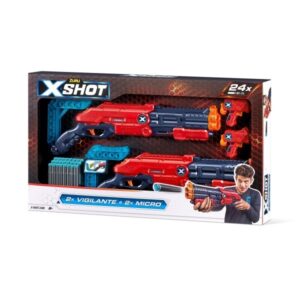 Zuru Xshot Excel Paleidimo Priemon Double Vigilante 24 Smiginis