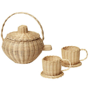 ferm Living Te-Sæt - Rattan - Natual