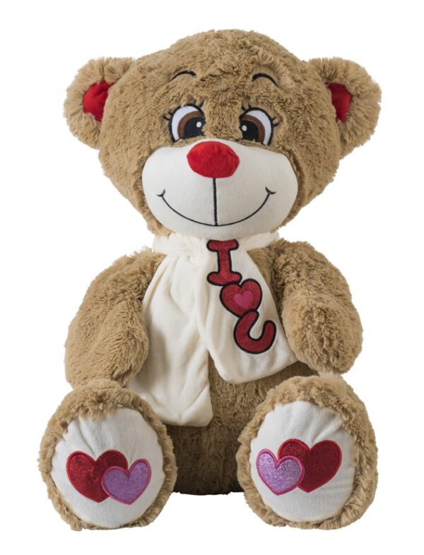 iPlush Stor Bamse Love Bear Lysebrun 60cm